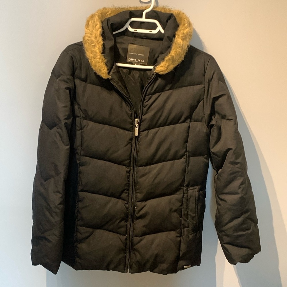 Point Zero Down And Feathers Filled Coat (issue with fur)